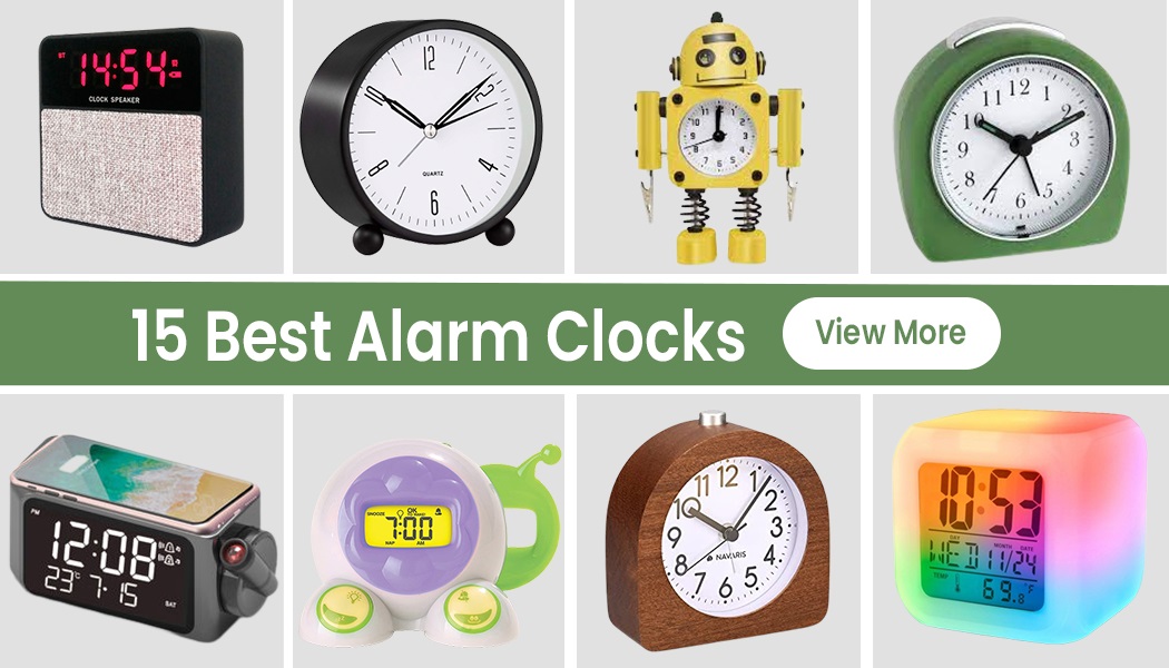 15 Stunning Alarm Clocks For Your Home Decor